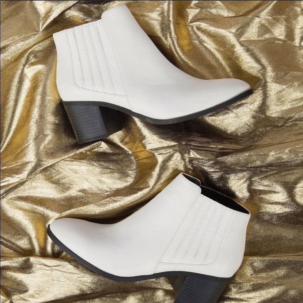 White booties
